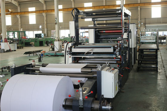 350 m/min Machine d'exercice de régulation et d'impression avec support en ligne