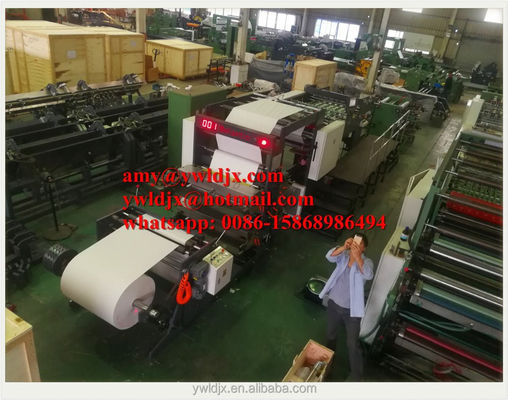 Améliorez votre ligne de production avec la machine de réglage de cahier d'exercices Flexo à grande vitesse