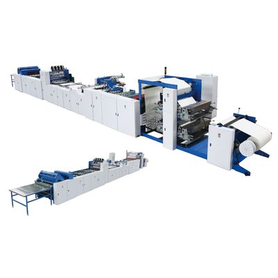 Ligne de production de couleur verte pour la production de cahiers d'exercices 220V